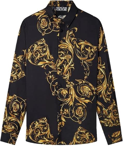 camicia versace uomo rosa|Camicie da uomo di Versace Jeans Couture .